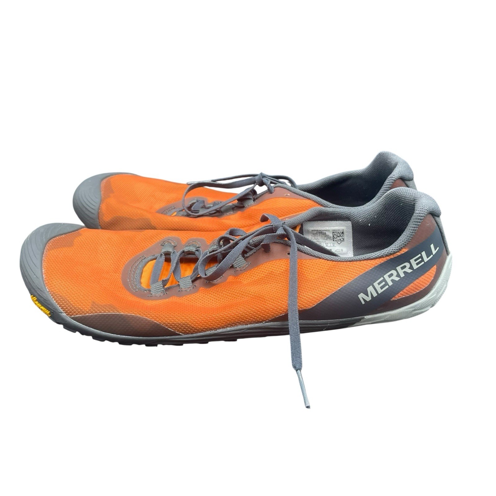 SAOLA Merrell Vapor Glove 4 scarpe a piedi nudi uomo 10 arancione Vibram corsa Gorpcore