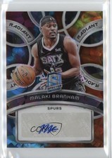 2023-24 Spectra Radiant Signatures Astral Prizm 36/49 Malaki Branham Auto 11ks