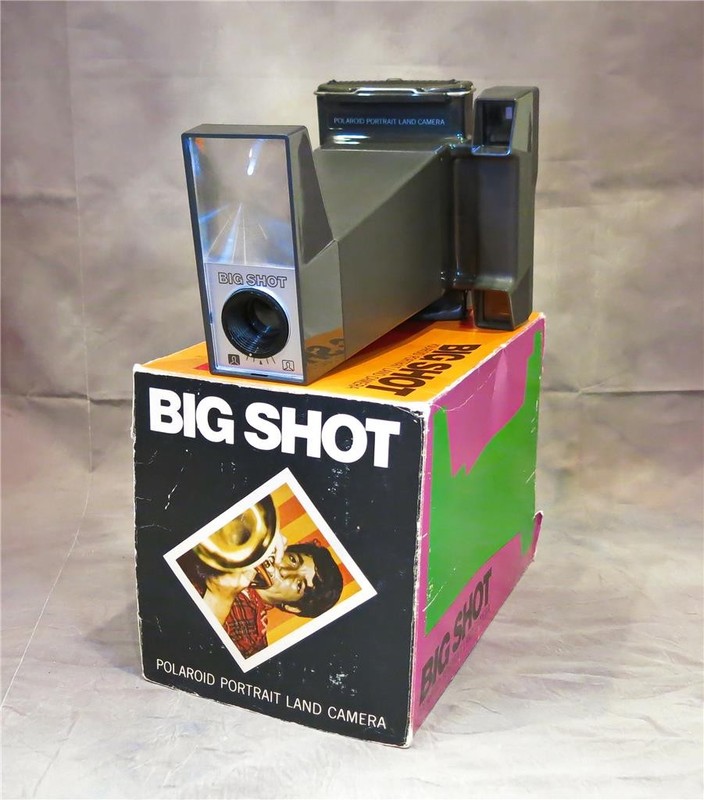 POLAROID BIG SHOT MADE FAMOUS BY ANDY WARHOL, ORIGINAL BOX, UNTESTED,SHIP GLOBAL