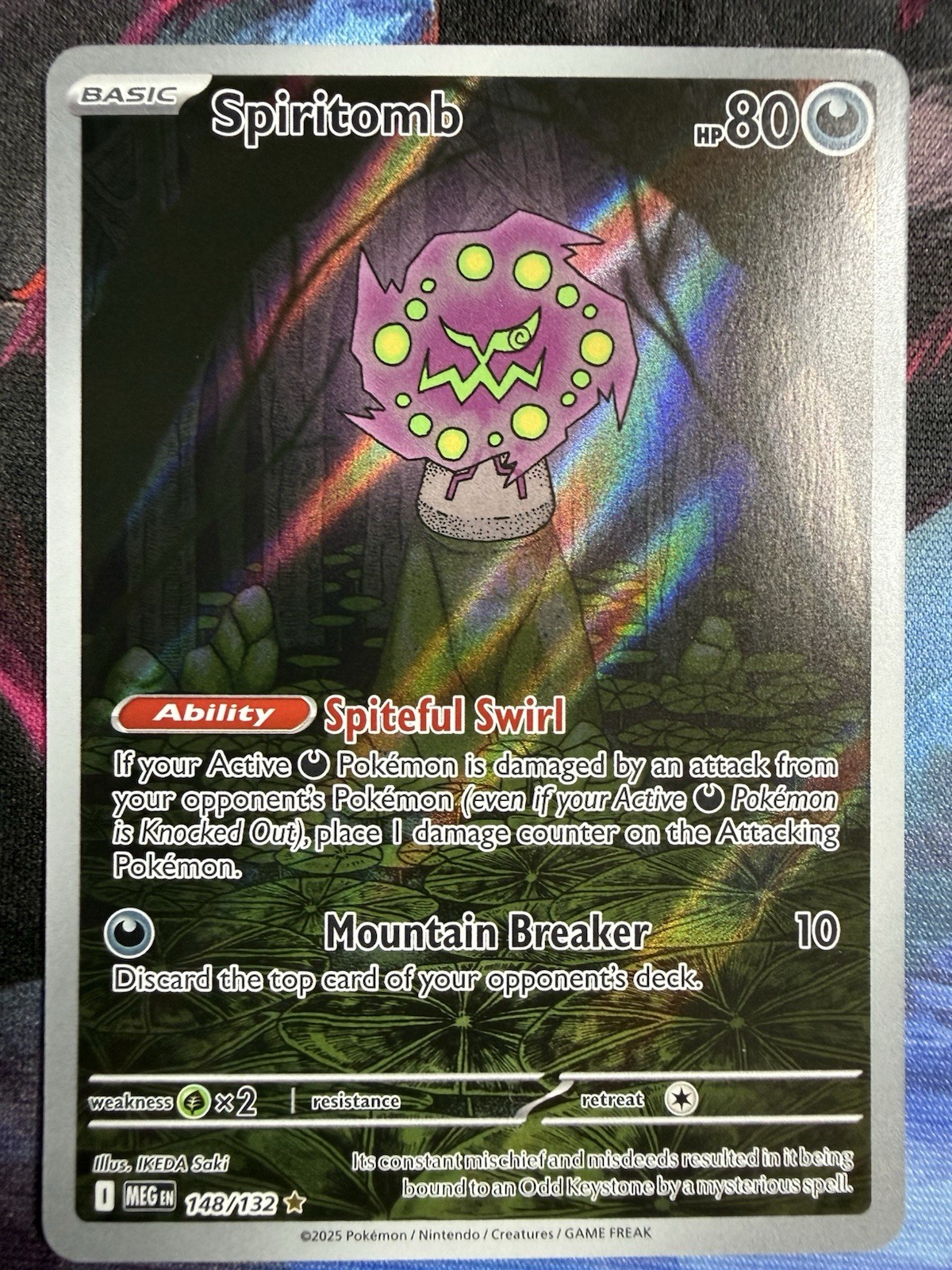 Spiritomb 148/132 Me01: Mega Evolution Holo NM