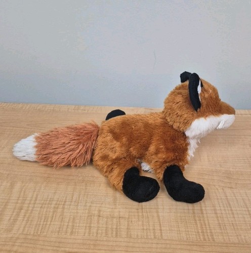 GANZ Webkinz Fox Plush No Code HM171 Red White Black 9" Stuffed Animal - Picture 5 of 13