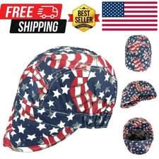 Welding Cap for Welders Match Welding Helmet American Eagle Color Head Protec...