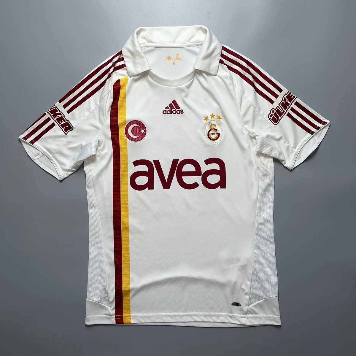 GALATASARAY ADIDAS 2008/2009 FOOTBALL SOCCER AWAY JERSEY #19