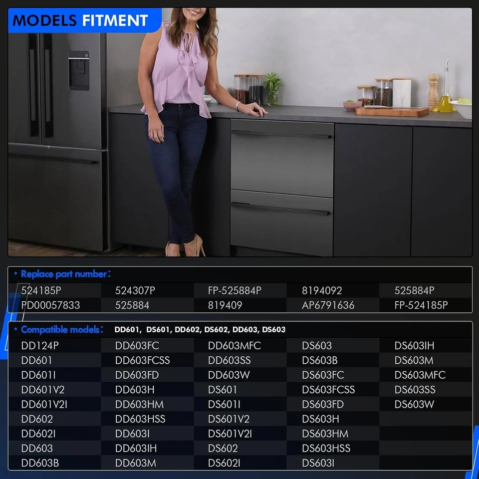 Conjunto de rotor de motor 524185P apto para bomba de cajón de lavavajillas Fisher & Paykel Moto Foto 2 de 4