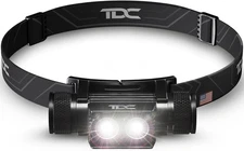 TDC 1000 Lumen LED Rechargeable USB-C Headlamp Super Bright Light Adult Size NEW