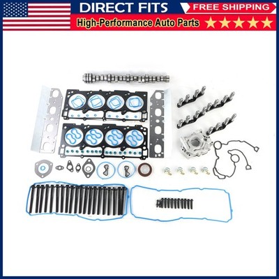Non MDS Lifters Camshaft Kit Head Gasket + Oil Pump For Dodge Ram 1500 5.7L