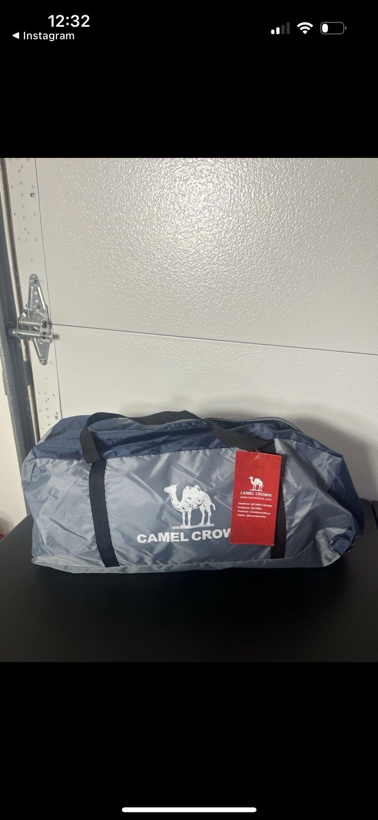 CAMEL CROWN 2-Person Camping Dome Tent Waterproof - Blue NWT