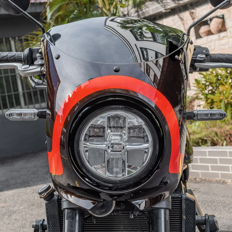 WOLFLINE Classic Cafe Windshield Fairing Set for Kawasaki Z900RS 2018-2025 Foto 3 de 4