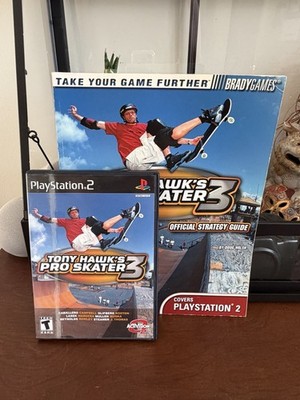 Tony Hawk's Pro Skater 3 (PS2,2001) PS2 Complete With Strategy Guide