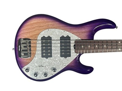Ernie Ball Music Man StingRay 5 HH Special, Purple Sunset / Rosewood 8.4 LBS *IN