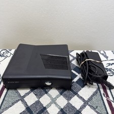 Xbox 360 S Slim Black (Model 1439) Console Only 4GB Tested & Working