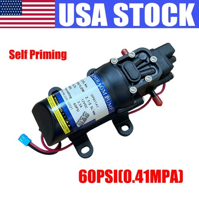 #ad #ad Electrical DC 12V Small Diaphragm High Pressure Booster Water Pump 60PSI 2.5A SJ $19.99