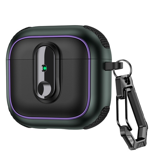 Für Airpods 4/3/2/1 Airpods Pro 2/1 Stoßfest Magnetverschluss Hülle mit Karabiner - Bild 10 von 28