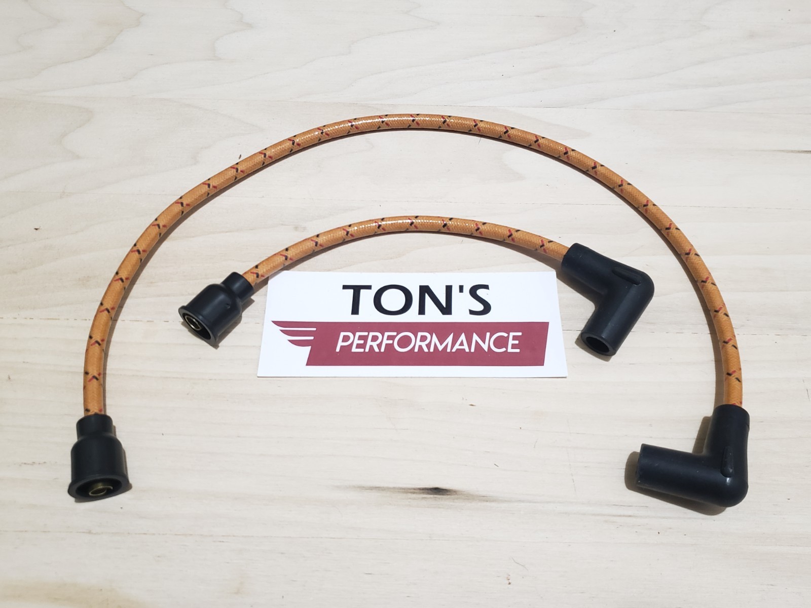 Harley Davidson Big Twin 9198 FXD Dyna Softail Spark Plug Wires Orange