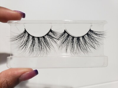 Real Mink 5D Eyelashes Strip Lashes - Sky