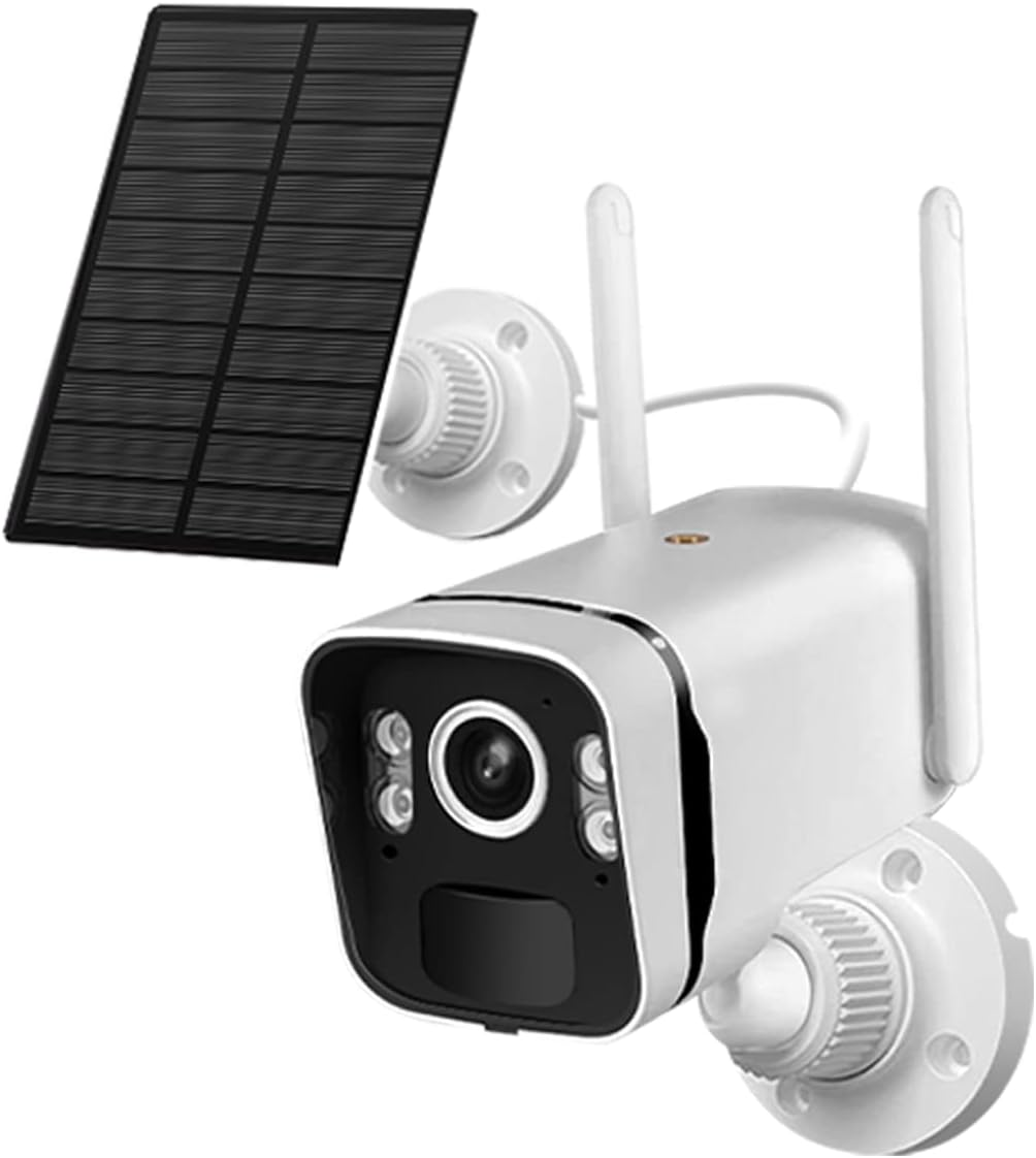 Solar Security Cameras Wireless Outdoor, 2K 4MP Solar Battery Powered Security C