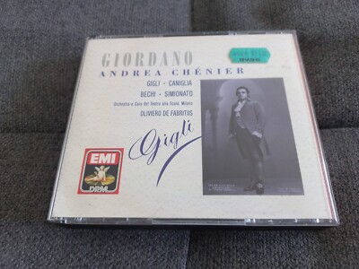 Giordano Andre Chenier 2 CD Set + Booklet Gigli VGC