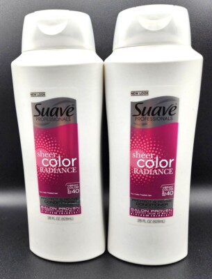 2 Huge Suave SHEER COLOR RADIANCE Conditioner-Protect Color Treated Hair 28 oz