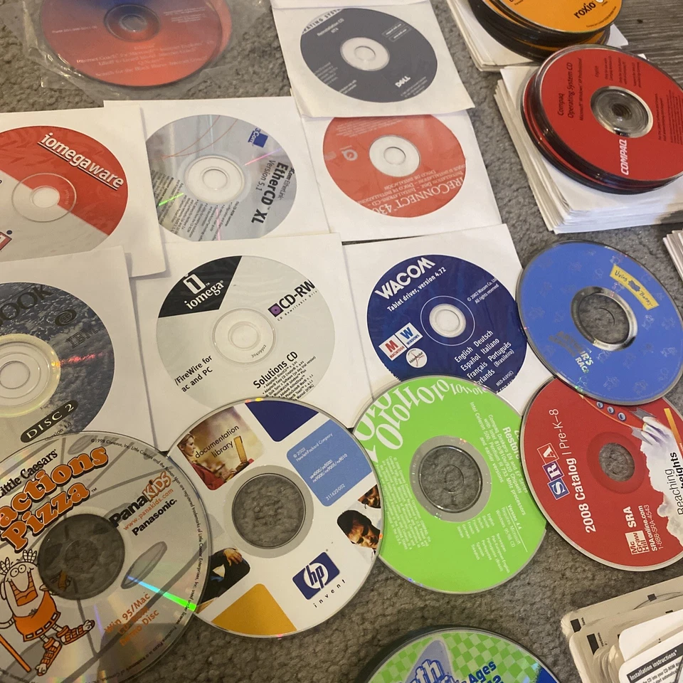 Vintage Computer Software Disc Lot Software Restore Operating Systems Games 250+ - Image 4 of 4