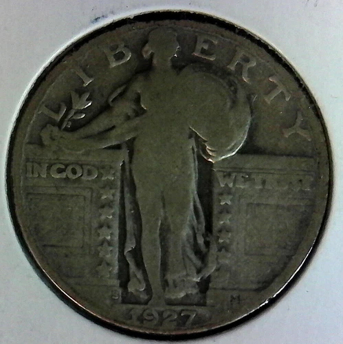 Nice Vintage 1927 S Standing Quarter  Great Collector Coin Buy it Now