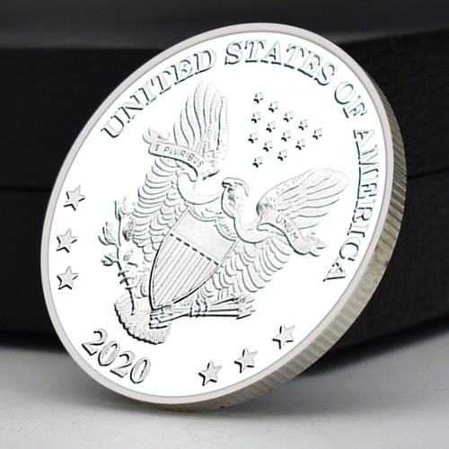 2020 America 46th President Joe Biden Silver Plated Coin Memorial Ornament Medal - Picture 2 of 12