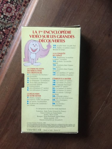 CASSETTE VIDEO VHS DOCUMENTAIRE ORDY LES GRANDES DECOUVERTES 1 ecriture - Photo 2/2