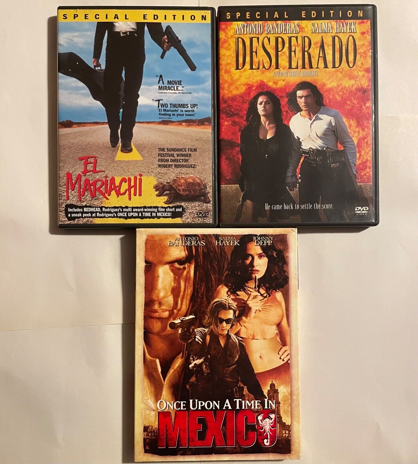 Desperado 1995 Once a Upon a Time in Mexico 2003 (DVD, 2007) Banderas NEW  SEALED