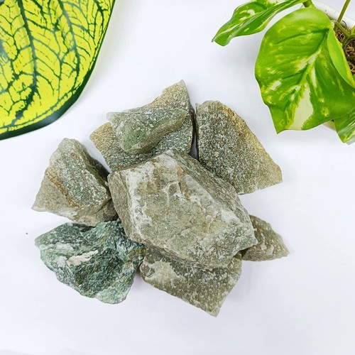 Natural Crystal Green Aventurine Raw Stones Rock Gemstone Crystal Reiki Vastu - Picture 6 of 32