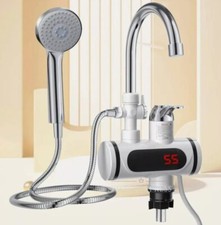 Rubinetto Elettrico Caldaia 300W Riscaldatore Doccetta Miscelatore Acqua Calda