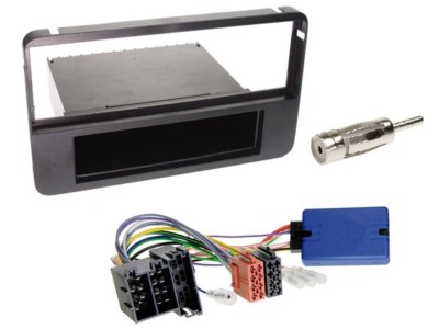 Radio Einbauset 1 DIN mit LFB für Alfa Brera (939) 2006-2010 schwarz