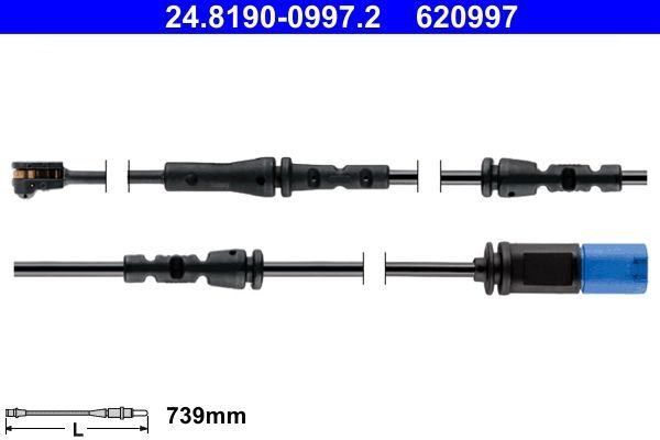ATE 24.8190-0997.2 Warnkontakt, Bremsbelagverschleiß FüR BMW-image