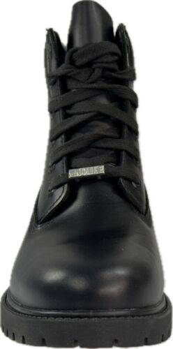 Timberland Heritage Women's 6 Inch Premium Black Leather Waterproof Boots, A5MJA - Picture 3 of 7