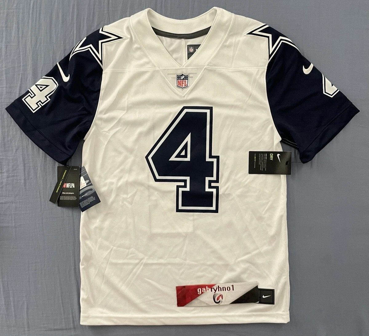 Men's Nike Dallas Cowboys NFL Dak Prescott Color Rush Limited Jersey