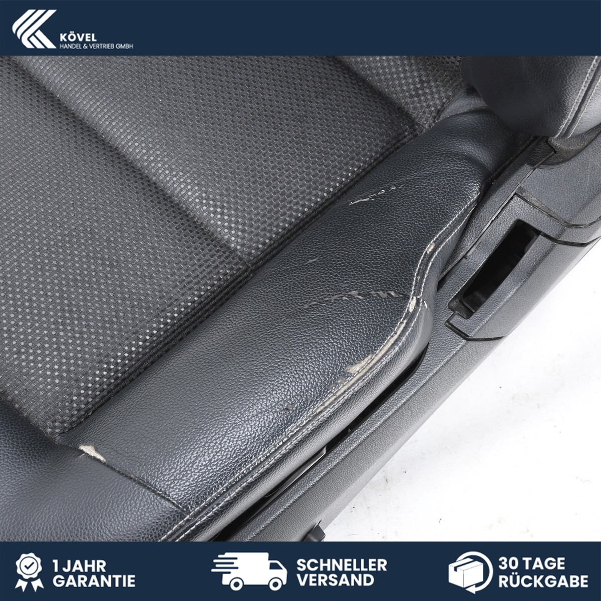 Sitz vorn links Fahrersitz Leder Schwarz Mercedes Benz E-Klasse