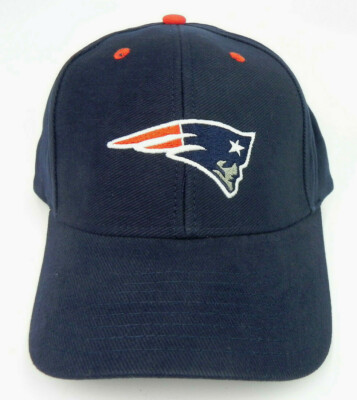 NEW ENGLAND PATRIOTS NFL FOOTBALL NAVY REEBOK REPLICA ADJUSTABLE
