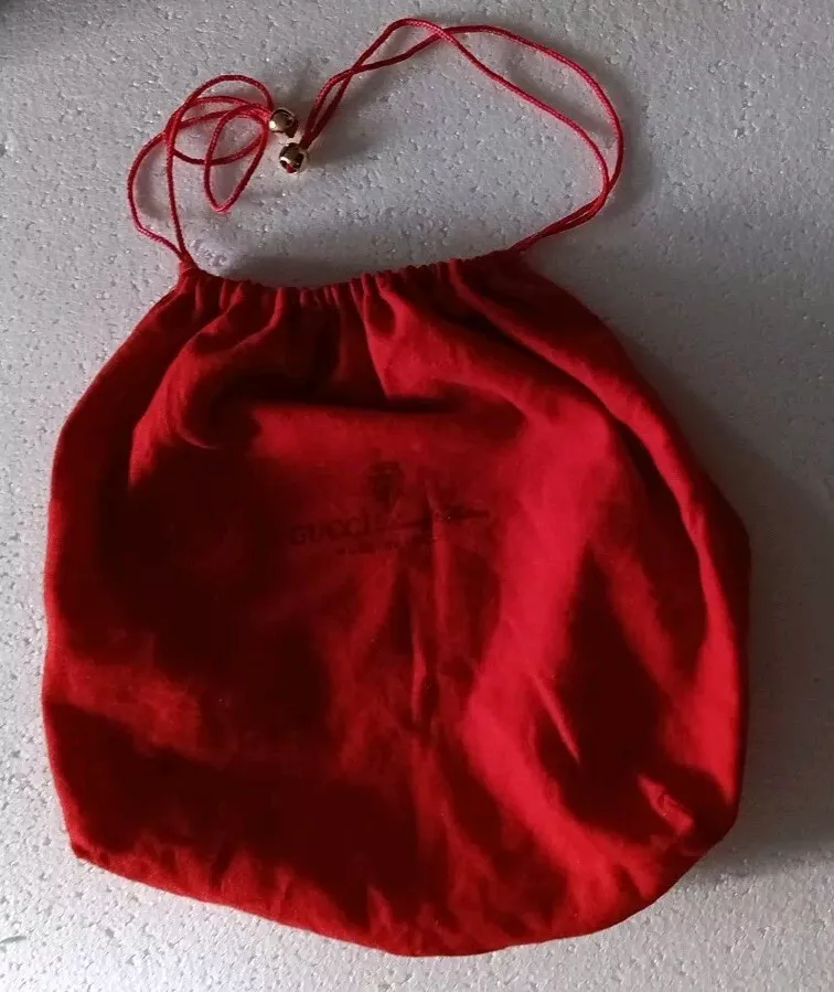 Pochette GUCCI cordon feutre flanelle housse souple sac et taille voyage