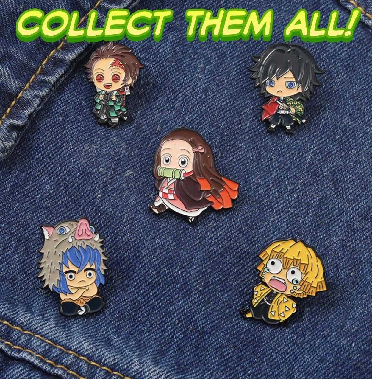 Anime Demon Slayer Kimetsu No Yaiba Kamado Tanjirou Cosplay Prop Pin Brooch  Kamado Nezuko Badges Button Brooch Pins - Price history & Review, AliExpress Seller - Zz Jew Store