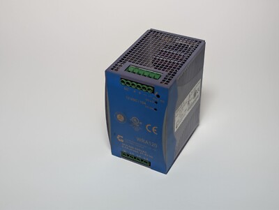 Chinfa WRA 120-12 3-Phase Clocked DIN Rail Power Supply 120W, 400VAC 12VDC 10A