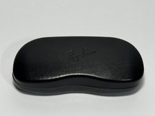 RAY-BAN Black CLAMSHELL Leatherette GLASSES/Sunglasses HARD Case