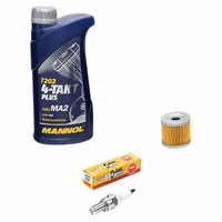 Inspektionspaket FüR Suzuki Marauder 125 GZ 125 1998-13 ÖL 1L ÖLfilter+ZüNdkerze