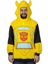 Transformers Mens Autobots Bumblebee Costume Cosplay Halloween Hoodie New S-4XL