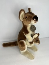 Yomiko Classics Mommy and Baby Kangaroo Plush 13" Soft Stuffed Animal Russ