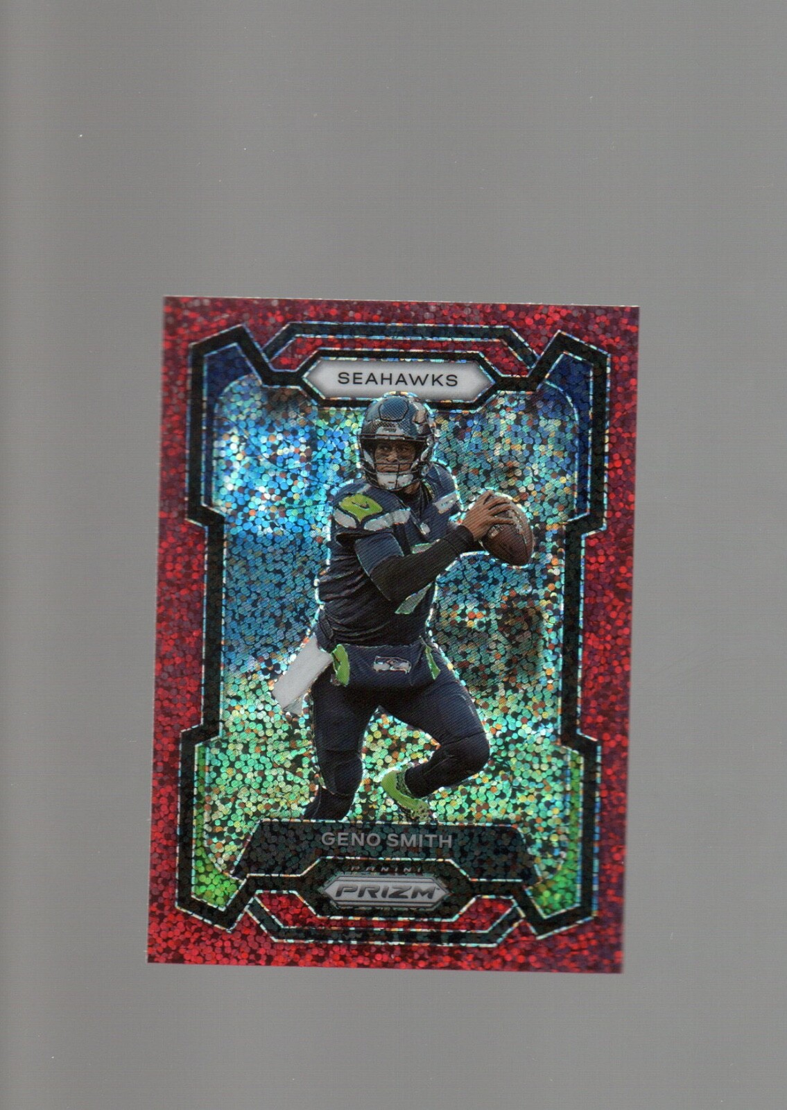 2023 Panini Prizm Geno Smith Red Sparkle