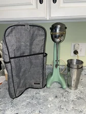 Vintage Hamilton Beach Jadeite Green Milkshake Mixer NO. 33 - Tested Working