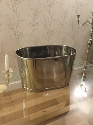 Großer Bollinger Napoleon beschrifteter Wein Champagner Bad Eimer Kühler 45x30x27cm