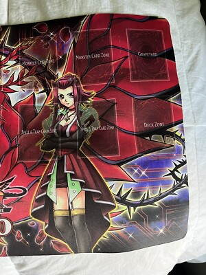 Yu-Gi-Oh! 2010 5DS Akiza Black Rose Dragon Official Win-A-Playmat