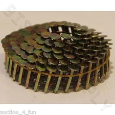 1,800ct X000013 Senco 1" Coil Wire Roofing Nails for Hitachi DeWalt Nailer Guns