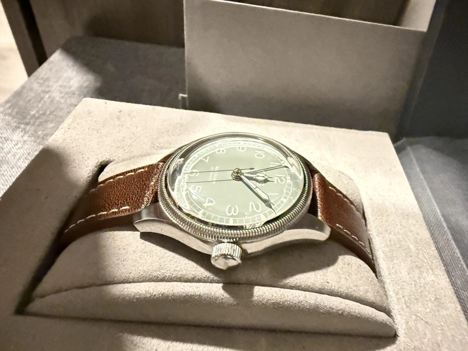 Puntero corona grande Oris 36 mm fecha Foto 2 de 4