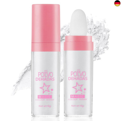 AOOWU Highlighter Puder Stick, Glitzer Patting, Body Glitter, Fairy Powder,