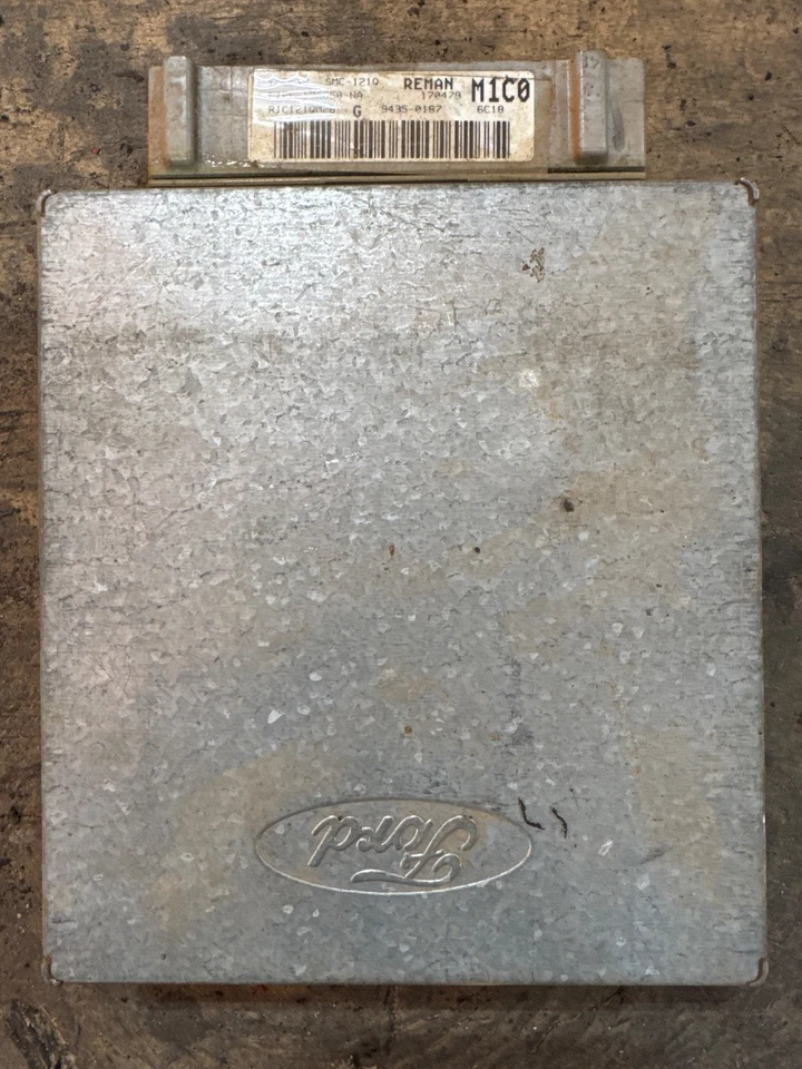 Unidad de control del motor Ford F150 Crown Vic Marquis 1990-1996 ECU E9AF-14A624-AA 5,0 Foto 2 de 4